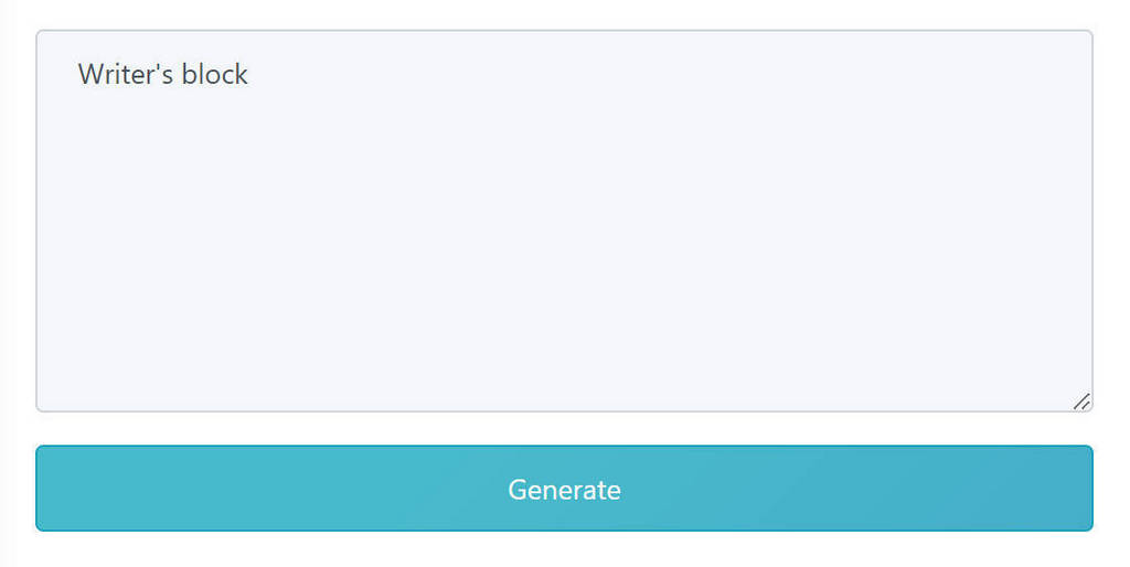 make article online Article generator - interface